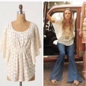 The Addison Story Lunar Circles Blouse